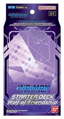 [96810] DIGIMON CARD GAME - STARTER DECK DISPLAY WOLF OF FRIENDSHIP ST16 (8 DECKS) - EN
