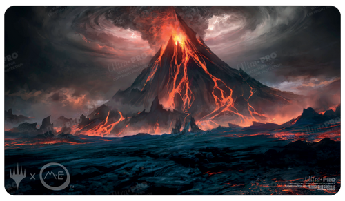 [90574] UP - THE LORD OF THE RINGS TALES OF MIDDLE-EARTH PLAYMAT 4 - FEATURING MOUNT DOOM FOR MTG