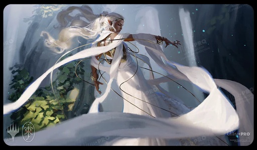 [90569] UP - THE LORD OF THE RINGS TALES OF MIDDLE-EARTH PLAYMAT C - FEATURING GALADRIEL FOR MTG