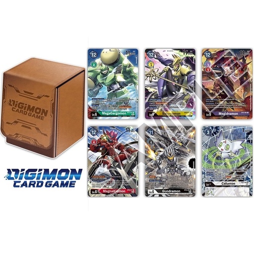 [93420] DIGIMON CARD GAME DECK BOX SET (BROWN)