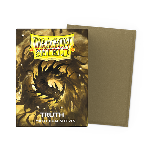 [101496] DRAGON SHIELD SLEEVES - STANDARD SIZE - MATTE DUAL - TRUTH (100 SLEEVES)